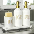 Cisily Kitchen Soap Dispenser Set Comes by CISILYHOMELIFE
