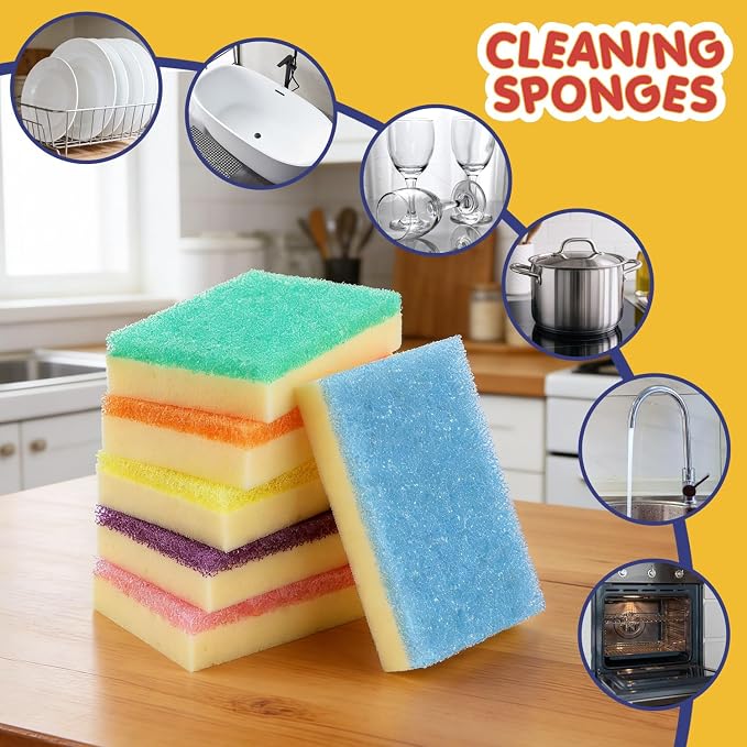 Orighty Dish Sponges, Temperature-Responsive Kitchen Sponges 12 Pack | - Image 6