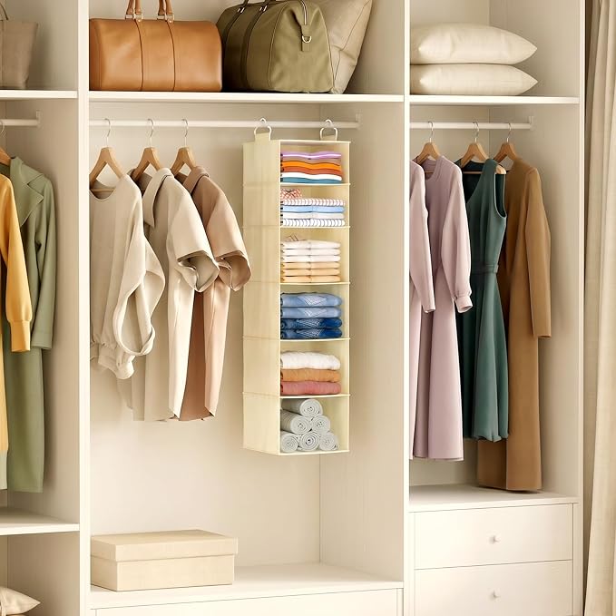 Lifewit 6 Tier Hanging Portable Closet Storage Organizer - Image 2