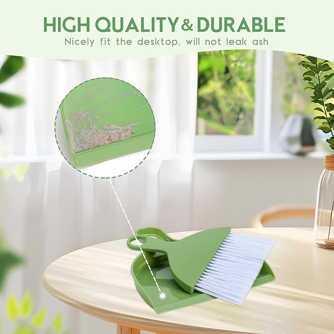 THINKLEARN 2PCS Small Dust Pan and Brush Set - Image 5