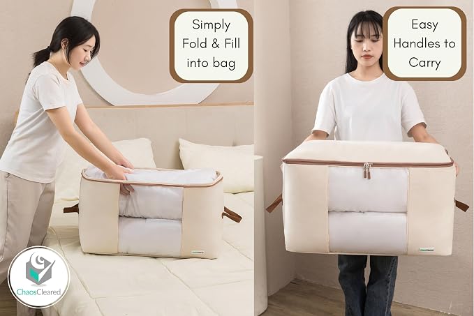 Canvas Storage Bags Designer Organizer - Image 3