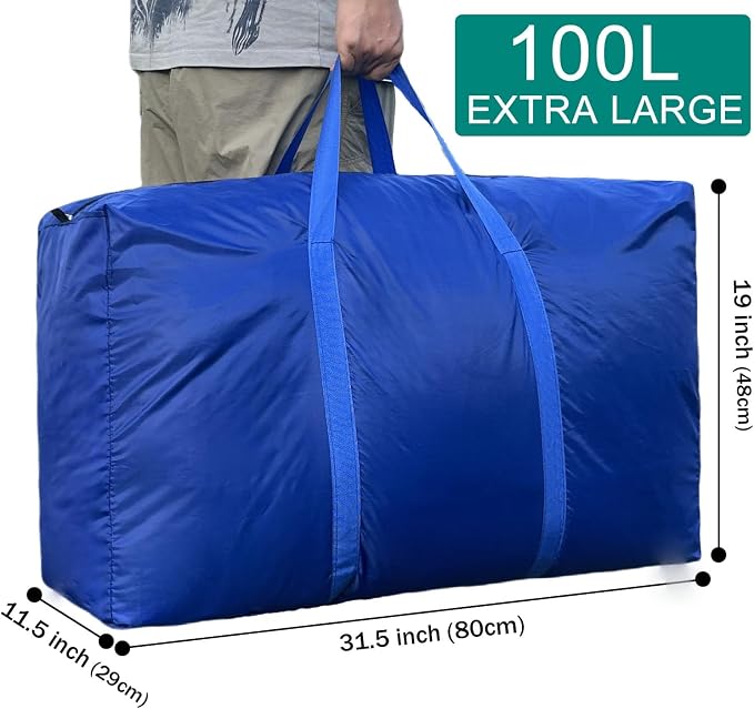 100L Extra Large Storage Bags, Big Moving Bags - Image 2