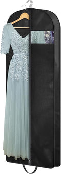 KIMBORA 60" Dress Garment Bags for Hanging Clothes Travel, Gusseted Garment by KIMBORA