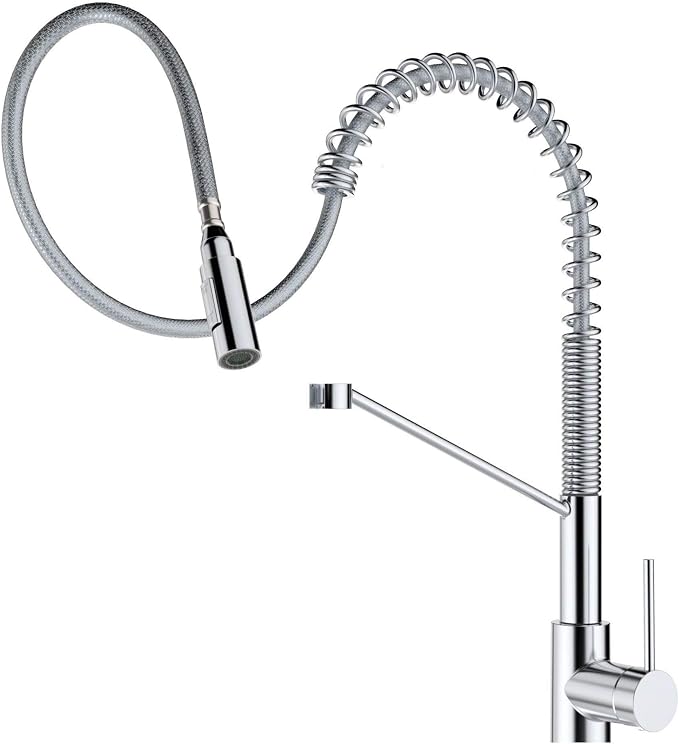 KRAUS Oletto Commercial Style Single Handle Pull Down Kitchen Faucet - Image 5