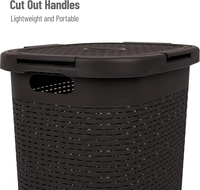 Mind Reader Slim Laundry Hamper - Image 4