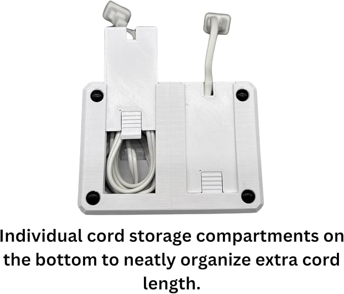 2 Slot Family Electric Toothbrush Charger Holder and Bathroom Organizer - Image 4