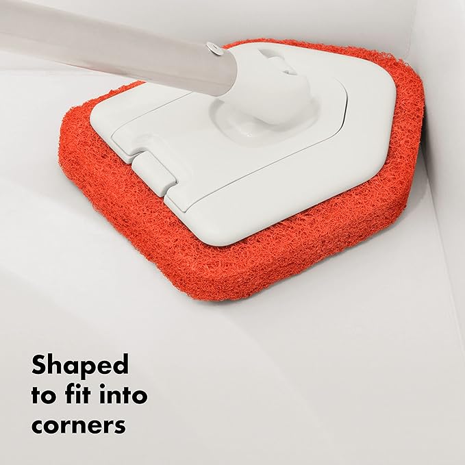 OXO Good Grips Extendable Shower, Tub and Tile Scrubber – 42 in, Versatile - Image 5