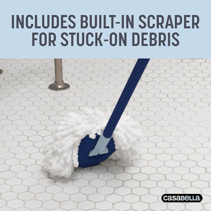 Casabella Spin Mop System with Extra Mop Head Refill - Image 9