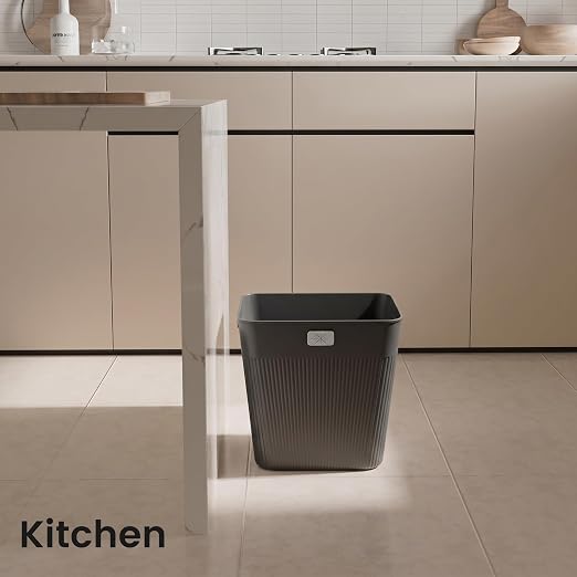 JOYMOOP Slim Trash Can 3-Pack, 2.2 Gallon Plastic Wastebasket - Image 8