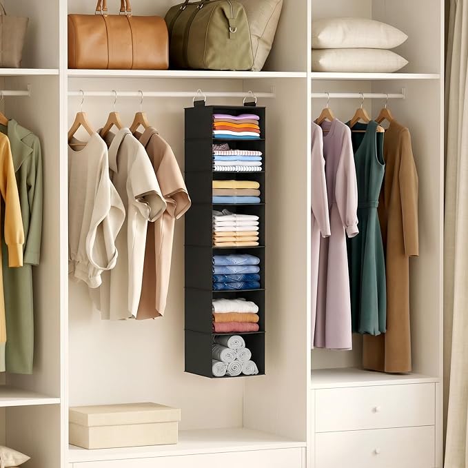 Lifewit 7 Tier Hanging Portable Closet Storage Organizer - Image 2