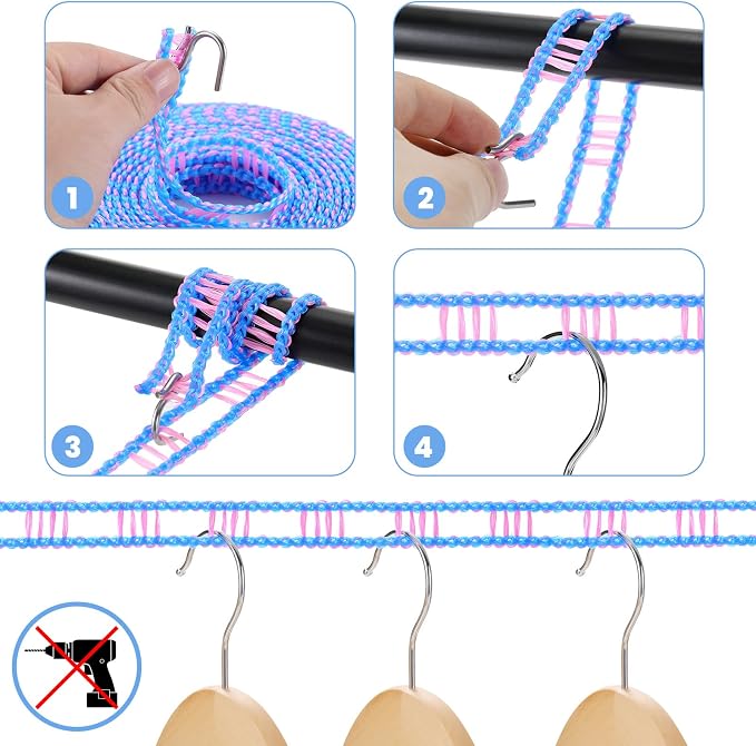 3-Pack Windproof Clothesline - Image 5
