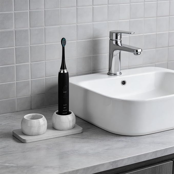 2 Pack Ceramic Toothbrush Holder - Image 6