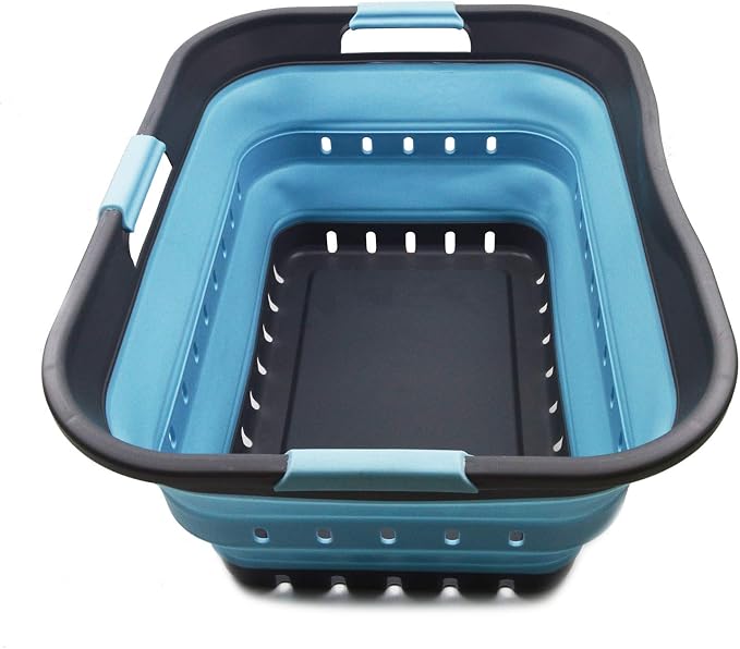 SAMMART 42L Collapsible Plastic Laundry Basket - Image 4