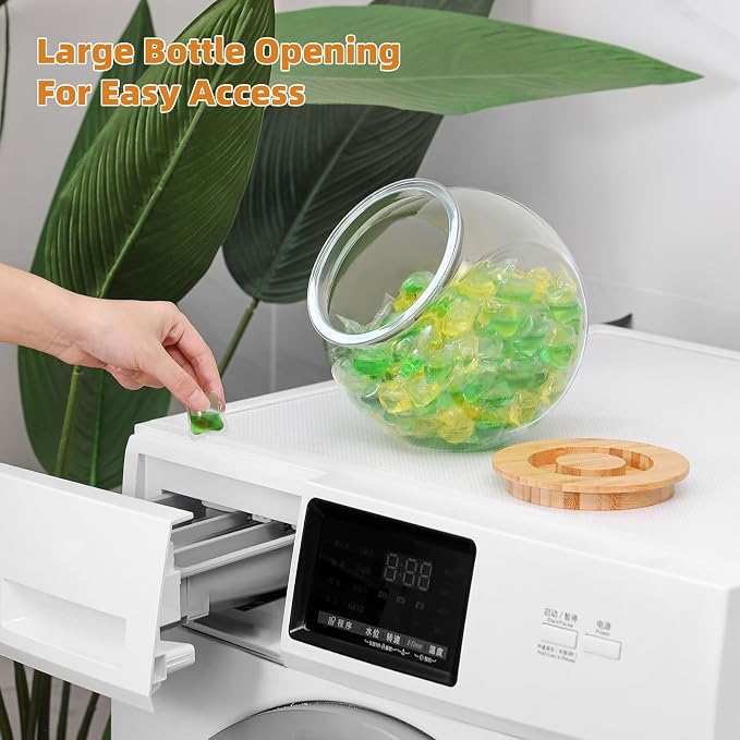 Laundry Pod Container, Dryer Ball Holder Dispenser, Laundry Room Organization - Image 4