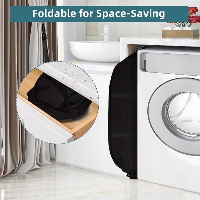 Collapsible Laundry Baskets, Tear Proof Pop Up Laundry Hamper - Image 3