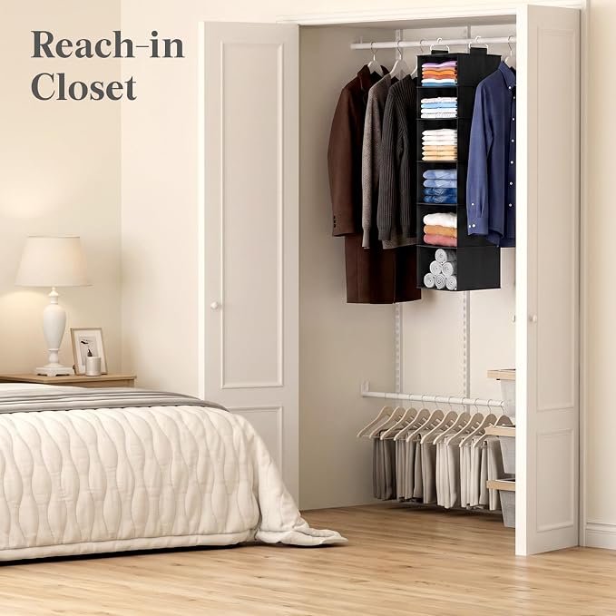 Lifewit 6 Tier Hanging Portable Closet Storage Organizer - Image 8