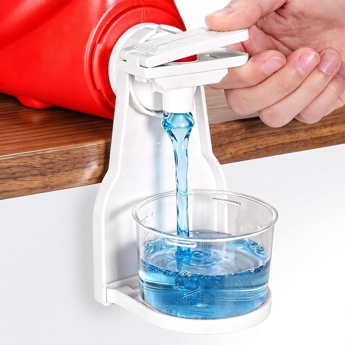 Laundry Detergent Dispenser Cup Holder, Laundry Soap Drip Catcher Tray by VOTLEVT