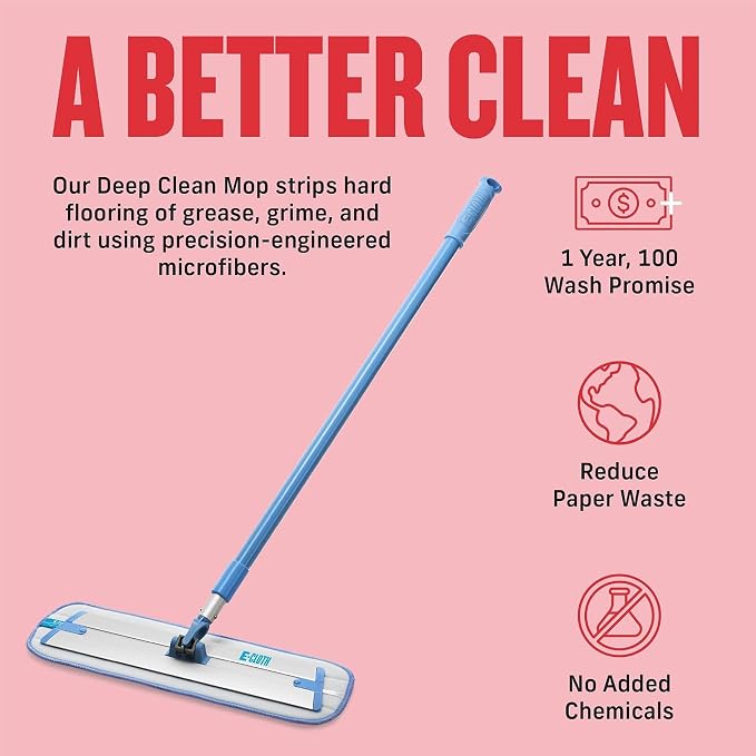 E-Cloth Deep Clean Mop for Home Cleaning, No Refills or Spray Needed | Reusable - Image 5