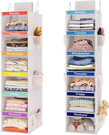 Fixwal Weekly Kids Clothes Organizer 2 Pack 6-Shelf Hanging Storage | Nonwoven by Fixwal