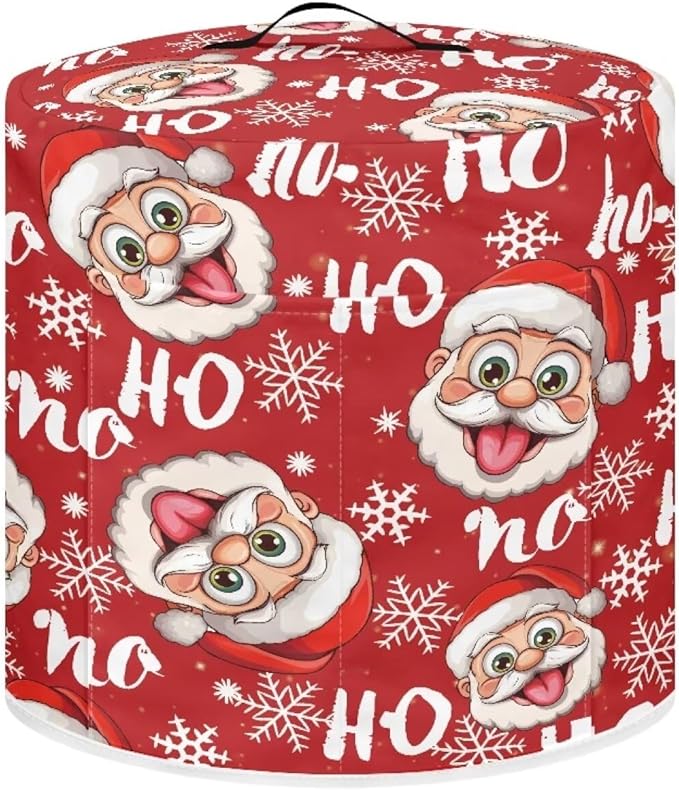 Santa Claus Appliance Covers Star Air Fryer Dust Cover for Instant Pot Accessories 3 Quart Fryer Dust Covers Appliance Dust Covers Soft and Easy to Fold Convenient L