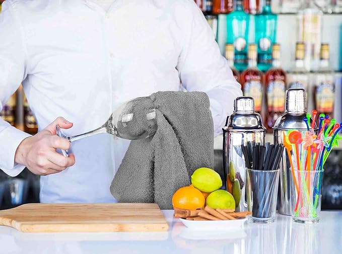Utopia Towels Kitchen Bar Mops, 16 by 19 Inches, 100% Cotton Super Absorbent - Image 4
