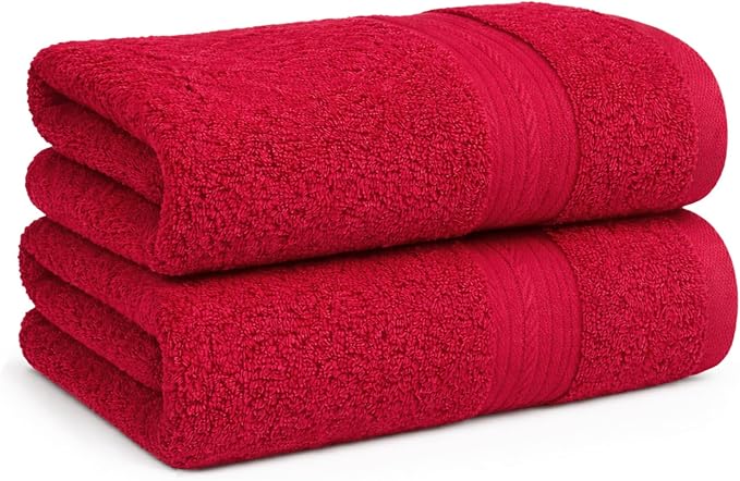 Ample Decor 100% Cotton Hand Towels 18x28 Inches, 600 GSM, Soft & Absorbent by AmpleDecor