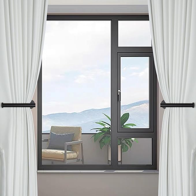 Groleca Adhesive Curtain Holdbacks Curtain Tie Backs, 2 Pack, Curtain Pull Backs - Image 7