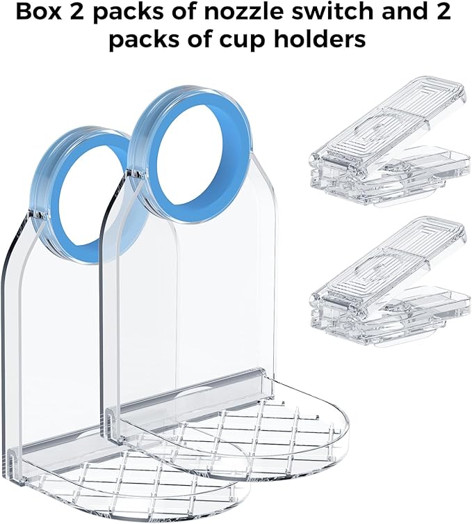Laundry Detergent Dispenser Cup Holder & Nozzle Force-Saving Switch, Drip - Image 5