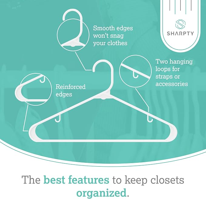 Plastic Hangers Clothes Hangers - Image 2