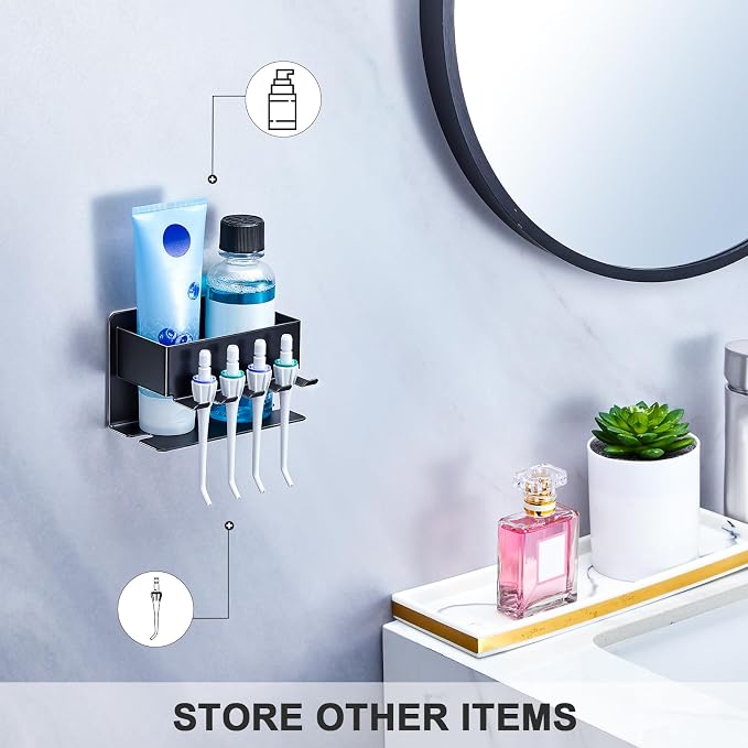 Toothbrush Head Holders, Electric Tooth Brush Head Holder, Adhesive Toothpaste - Image 8