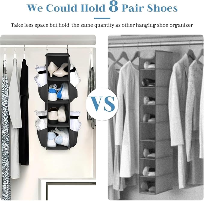 SLEEPING LAMB Short Hanging Shoe Organizer - Image 3