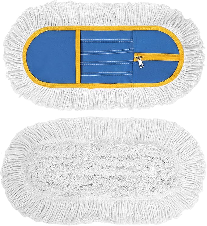 16 Inch Commercial Dust Mop Replacement Heads by SOBONNE