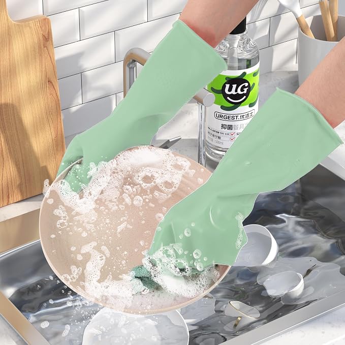 Rubber Kitchen Dishwashing Gloves - Image 3