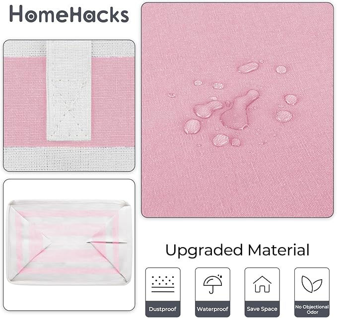 HomeHacks 2 Pack Large Laundry Baskets, Laundry Hampers Bags | Waterproof - Image 5
