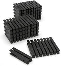 100 Pcs Black Clothes pins by FEFU
