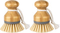 MR.SIGA Bamboo Palm Brush, Dish Scrub Brush, Bamboo Dish Brush, kitchen sink by MRSIGA