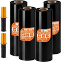 Black Stretch Film Shrink Wrap for Moving Supplies x 1000ft, Industrial by BETU