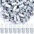 Teenitor 100 Pack White Curtain Clips Curtain Hooks, Stainless Steel Small Clips by PERFECTYOURBEAUTY