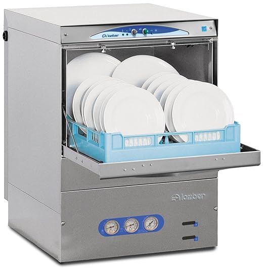 Eurodib DSP4DPS Lamber Deluxe High-Temp Rack Undercounter Dishwasher, 30 Racks/hr, Stainless Steel, 208-240v, Silver