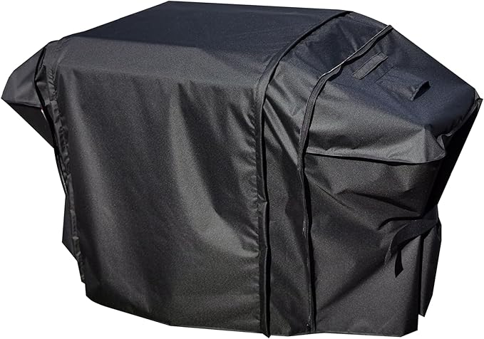 Extension Griddle Cover for All of 22" with Stand Models &28" Griddle with Single Shelf Models,Waterproof 300D*300D Dyed Polyeater with TPU Coating; Flat Top Gas Grill Cover, Black