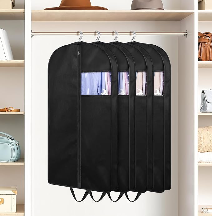 KIMBORA 43" Garment Bag for Travel, Gusseted Suit Bags for Men - Image 8