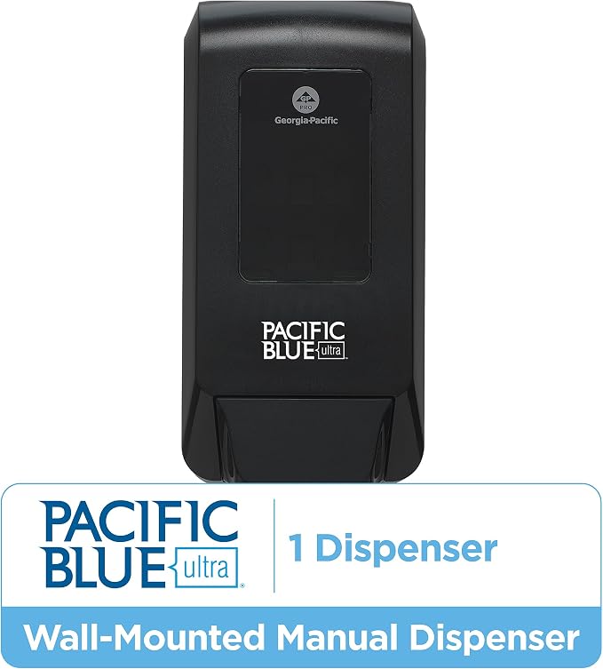Georgia-Pacific Pacific Blue Ultra Manual Push Soap Dispenser, Wall Mounted - Image 2
