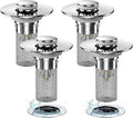 4Pack Bathroom Sink Drainer Hair Catcher, Pop Up Sink Drain Stopper by Unknown