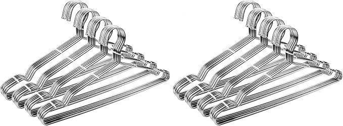 Coat Hangers 80 Pack Clothes Hangers, Seropy Metal Hanger Heavy Duty Wire by SeropyDirect