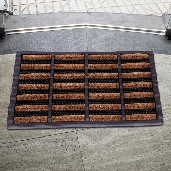FOOTMATTERS Ninamar Mud Scrubber Tray Mat – 24 x 16 inch - 3 Pack