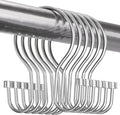 Bathway Shower Curtain Hooks Chrome Shower Curtain Rings by Bathway