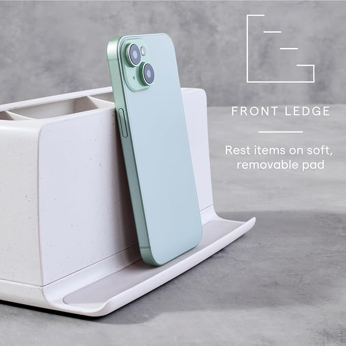 YouCopia The Ledge Toothbrush Holder, Bathroom Vanity Counter Organizer - Image 4