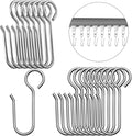 Jetec 180 Pcs Metal Curtain Track Hooks S Shaped by Jetec