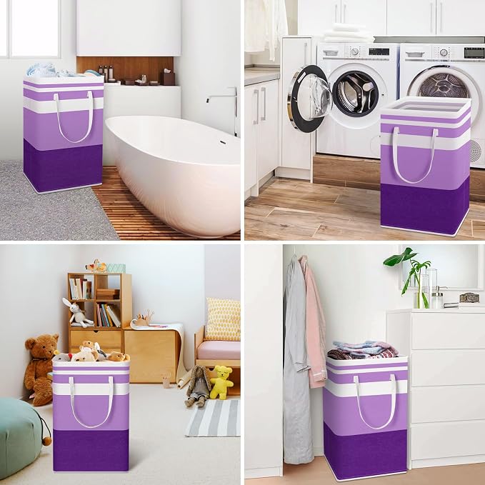 HomeHacks 2 Pack Laundry Baskets, Laundry Hampers Bags | Waterproof, - Image 6