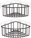 SMARTAKE 2-Pack Corner Shower Caddy Deep Basket, SUS304 Stainless Steel by SMARTAKE